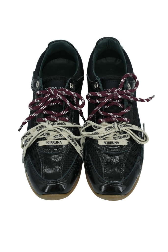 KIRRUNA - BASKETS "HORIZON 19" NOIRES VERNIES