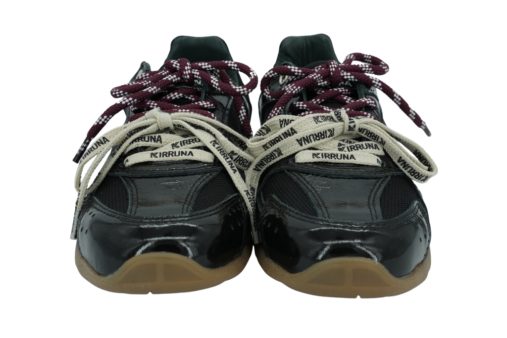 KIRRUNA - BASKETS "HORIZON 19" NOIRES VERNIES