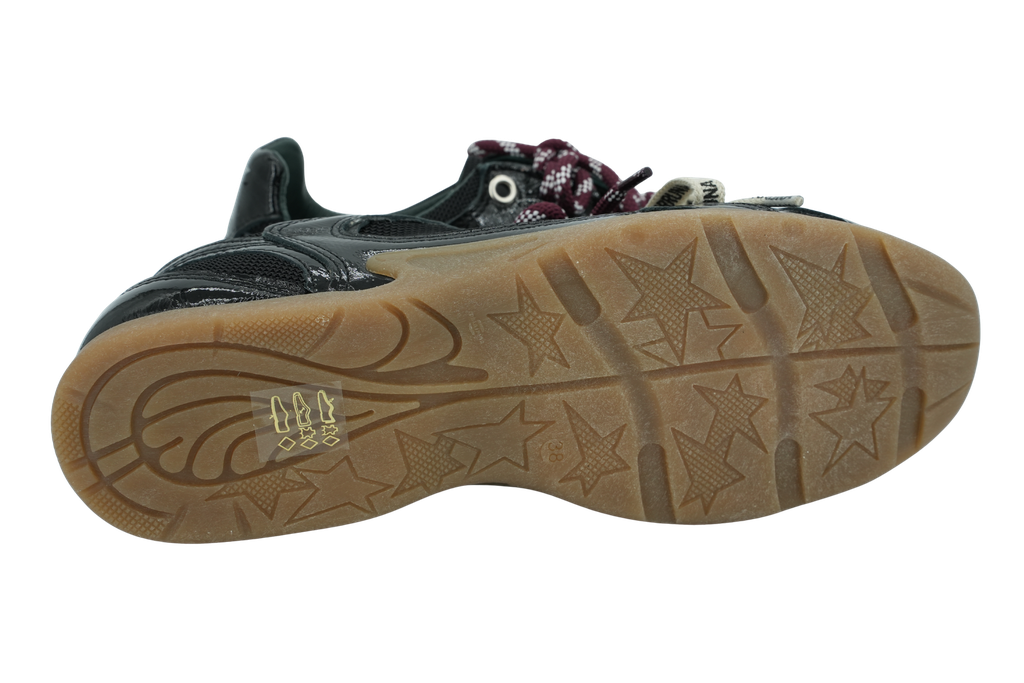 KIRRUNA - BASKETS "HORIZON 19" NOIRES VERNIES