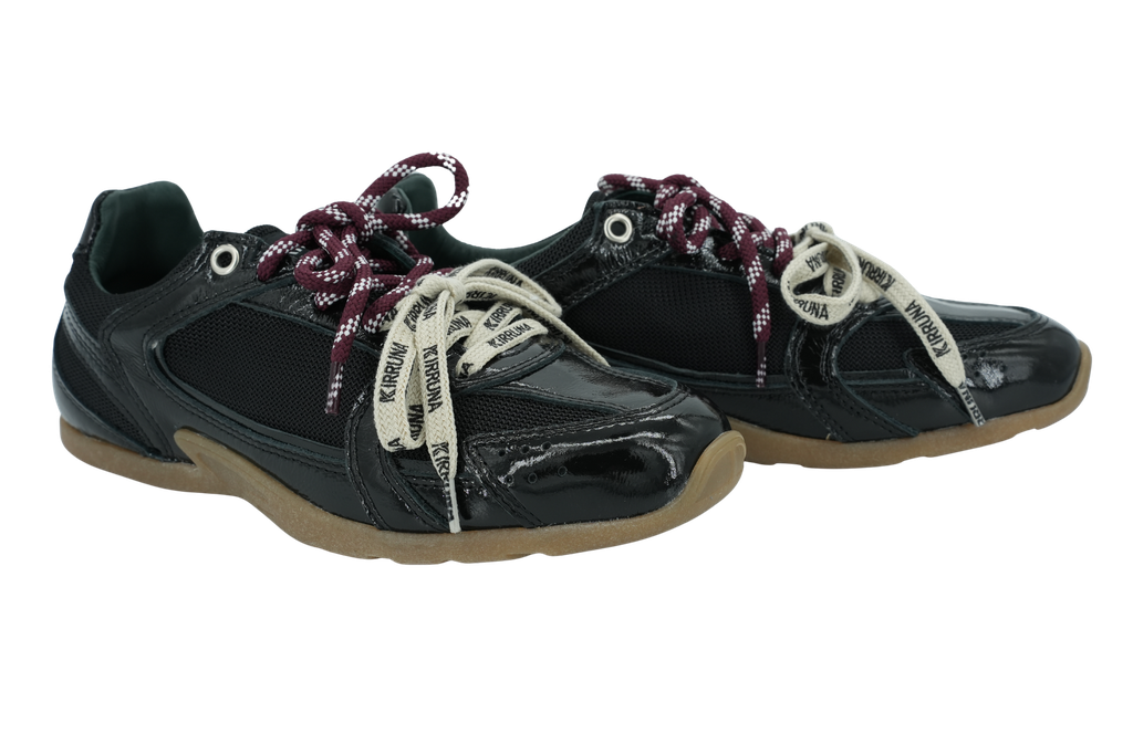 KIRRUNA - BASKETS "HORIZON 19" NOIRES VERNIES