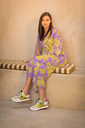 KIRRUNA - BASKETS « EARTH 08 » JAUNES ET MAUVES
