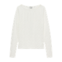 CATWALK JUNKIE - T-SHIRT LONGUES MANCHES EN DENTELLE BEIGE