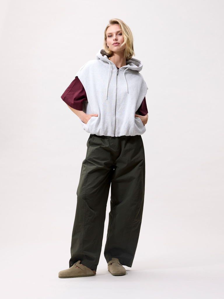CATWALK JUNKIE - HOODIE GRIS SANS MANCHES