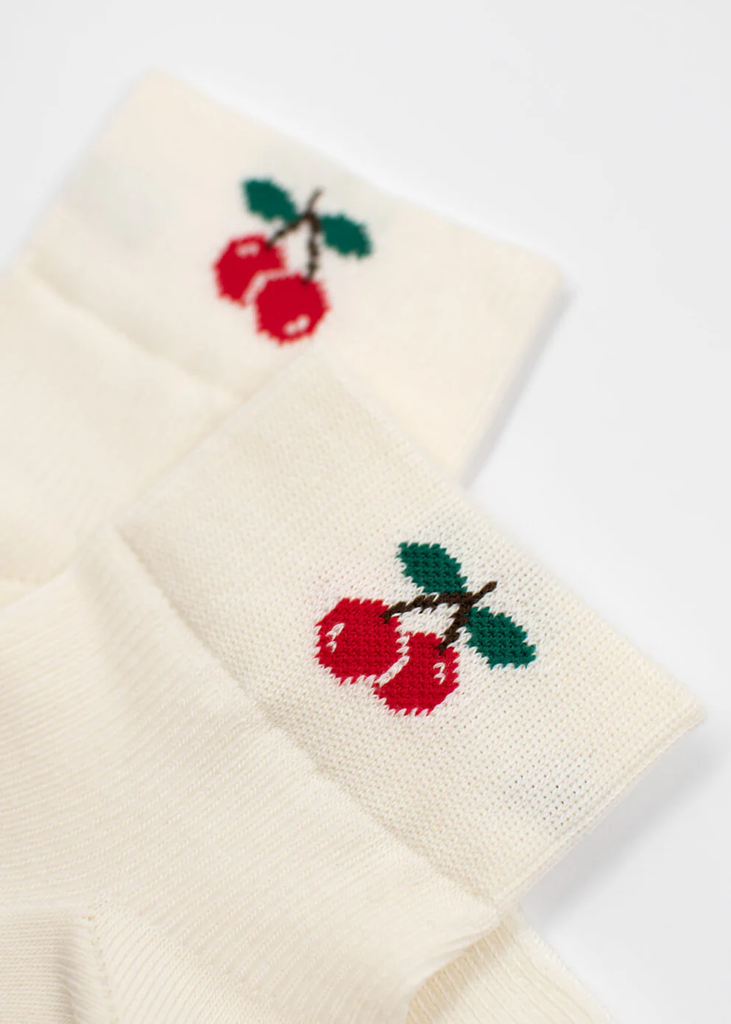 JCLAY - CHAUSSETTES COURTES "CHERRY"