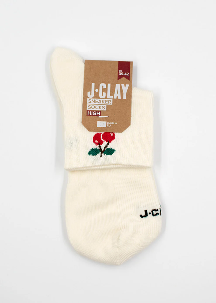 JCLAY - CHAUSSETTES COURTES "CHERRY"