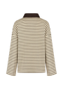 HARPER AND YVE - SWEAT "POLLIE" JAUNE ET MARRON