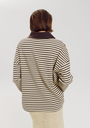 HARPER AND YVE - SWEAT "POLLIE" JAUNE ET MARRON