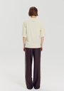 HARPER AND YVE - T-SHIRT "CHILL BUT GLAM" JAUNE