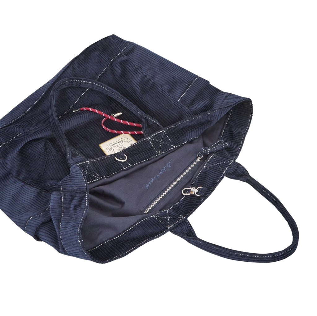 BECKSÖNDERGAARD - SAC "CORDUROY CECILIA" BLEU MARINE