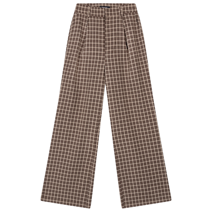 REFINED DEPARTMENT - PANTALON « PUCK » À CARREAUX TISSÉS