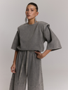 REFINED DEPARTMENT - SALOPETTE "MONA" GRISE