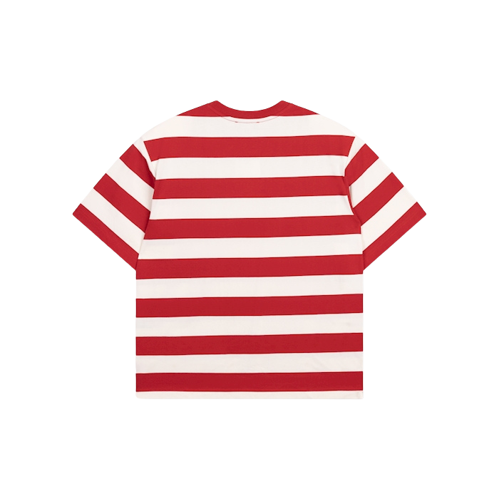 REFINED DEPARTMENT - T-SHIRT OVERSIZED À RAYURES ROUGES "DORI"
