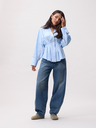 CATWALK JUNKIE - CHEMISE CINTRÉE BLEUE CLAIRE