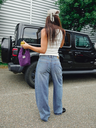 CATWALK JUNKIE - JEANS SUPER BARREL BLEU BRUT