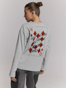 REFINED DEPARTMENT - T-SHIRT "WINNIE" MANCHES LONGUES GRIS