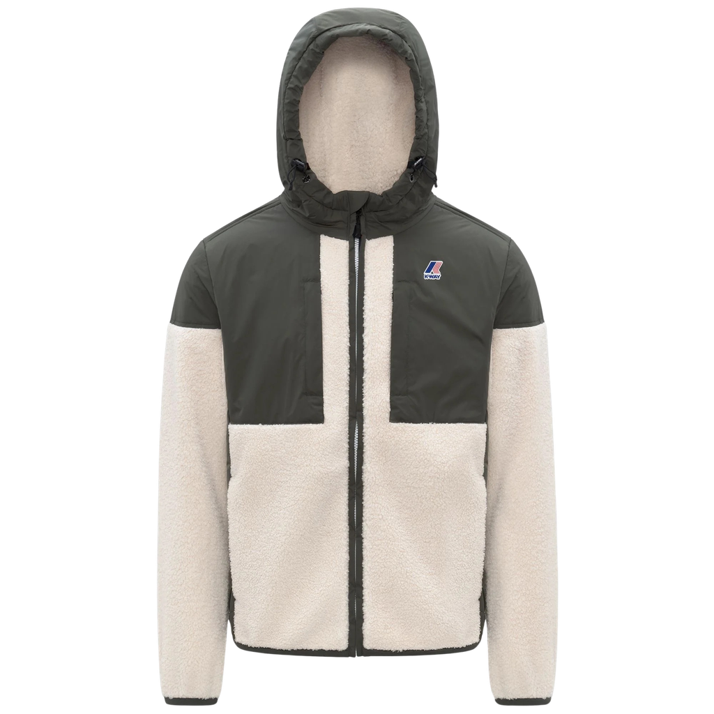 K-WAY - VESTE "SAMSON 4.0 ORSETTO" KAKI