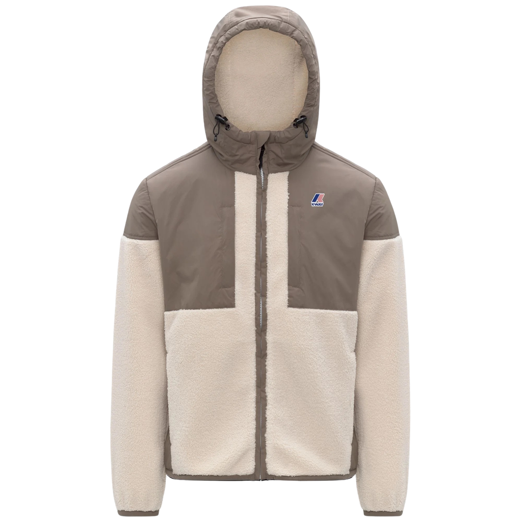 K-WAY - VESTE "SAMSON 4.0 ORSETTO" BEIGE