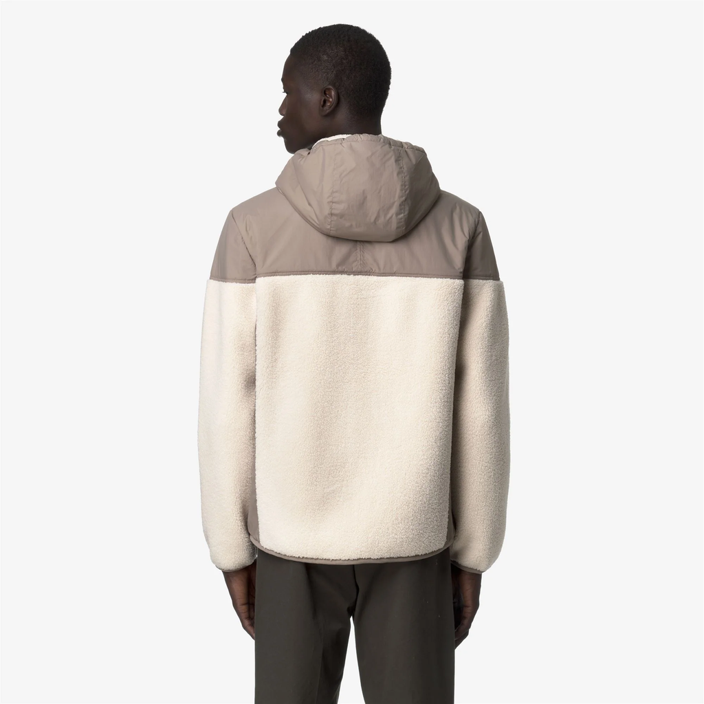 K-WAY - VESTE "SAMSON 4.0 ORSETTO" BEIGE