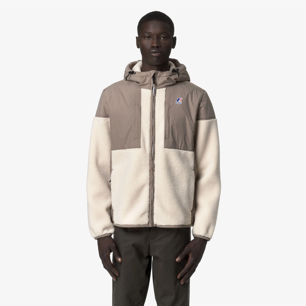 K-WAY - VESTE "SAMSON 4.0 ORSETTO" BEIGE
