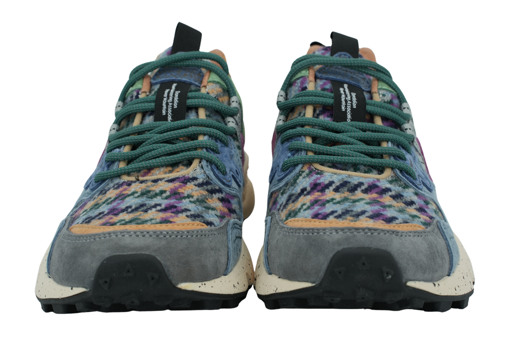 FLOWER MOUNTAIN - BASKETS "YAMANO 3" BLEUES ET BORDEAUX