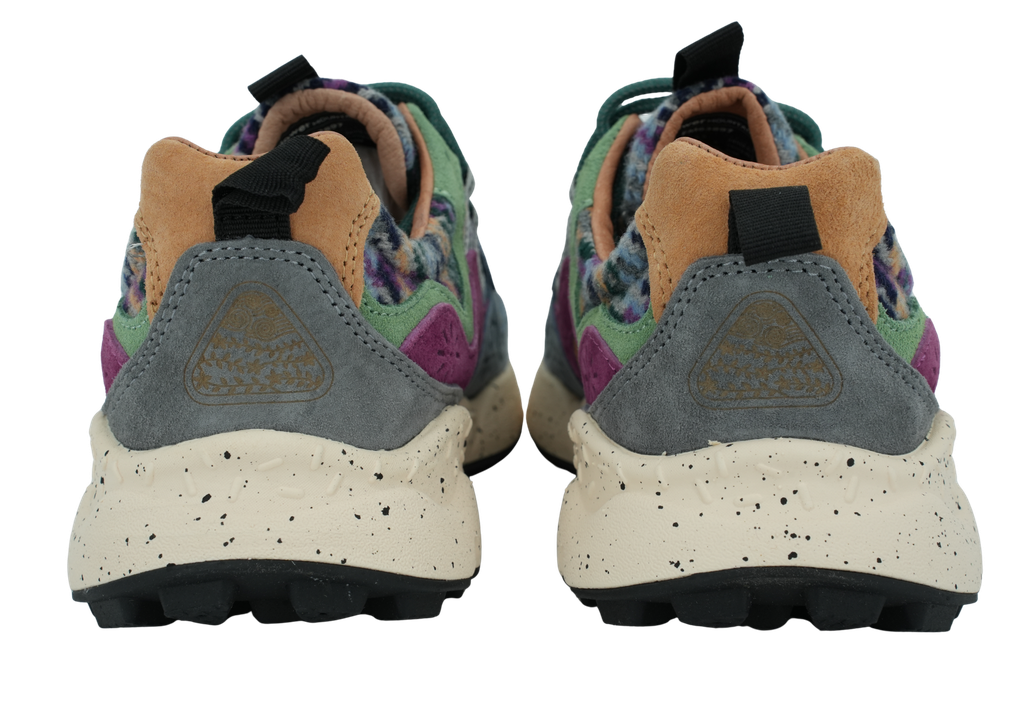 FLOWER MOUNTAIN - BASKETS "YAMANO 3" BLEUES ET BORDEAUX