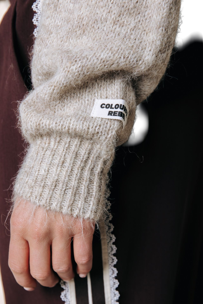 COLOURFUL REBEL - GILET "YARA" BEIGE
