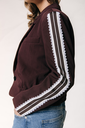 COLOURFUL REBEL - VESTE "ZOE" BORDEAUX