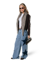 COLOURFUL REBEL - VESTE "ZOE" BORDEAUX