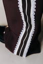 COLOURFUL REBEL - PANTALON "TIBBY" BORDEAUX