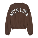 CATWALK JUNKIE - SWEAT GRAPHIQUE OVERSIZED MARRON