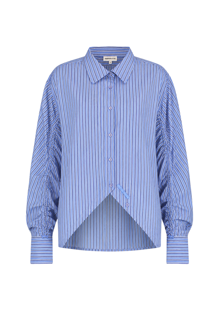 HARPER AND YVE - CHEMISE "TED" LIGNÉE BLEUE