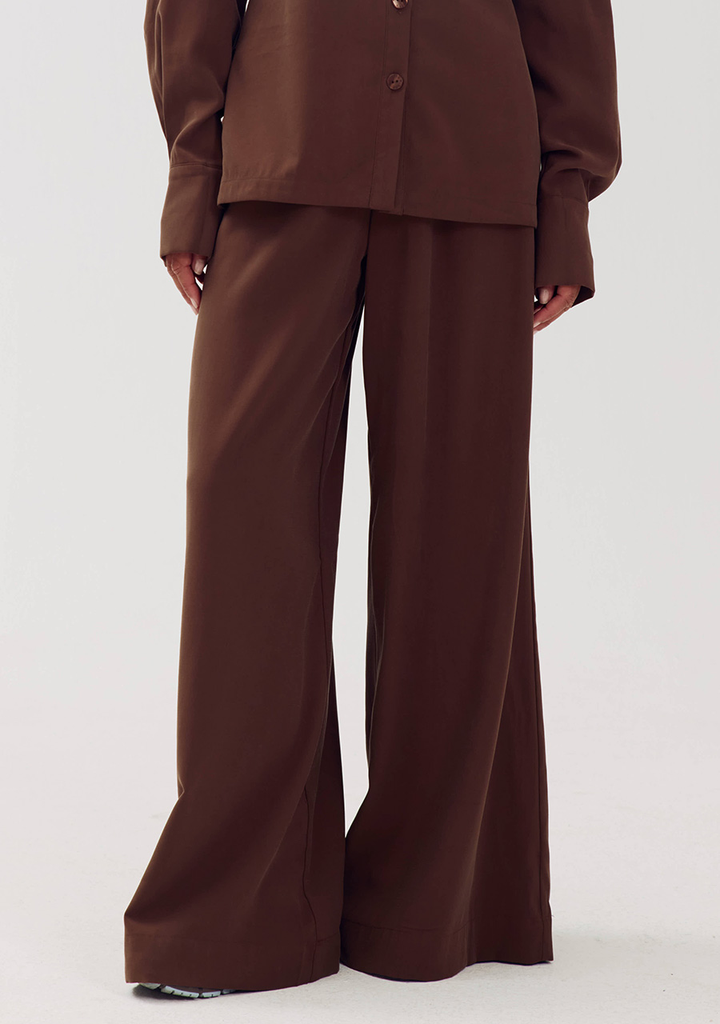 HARPER AND YVE - PANTALON "MEIKE" BRUN