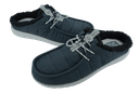 HEY DUDE - PANTOUFLES FOURRÉES "WALLY" BLEUES MARINES