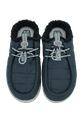 HEY DUDE - PANTOUFLES FOURRÉES "WALLY" BLEUES MARINES