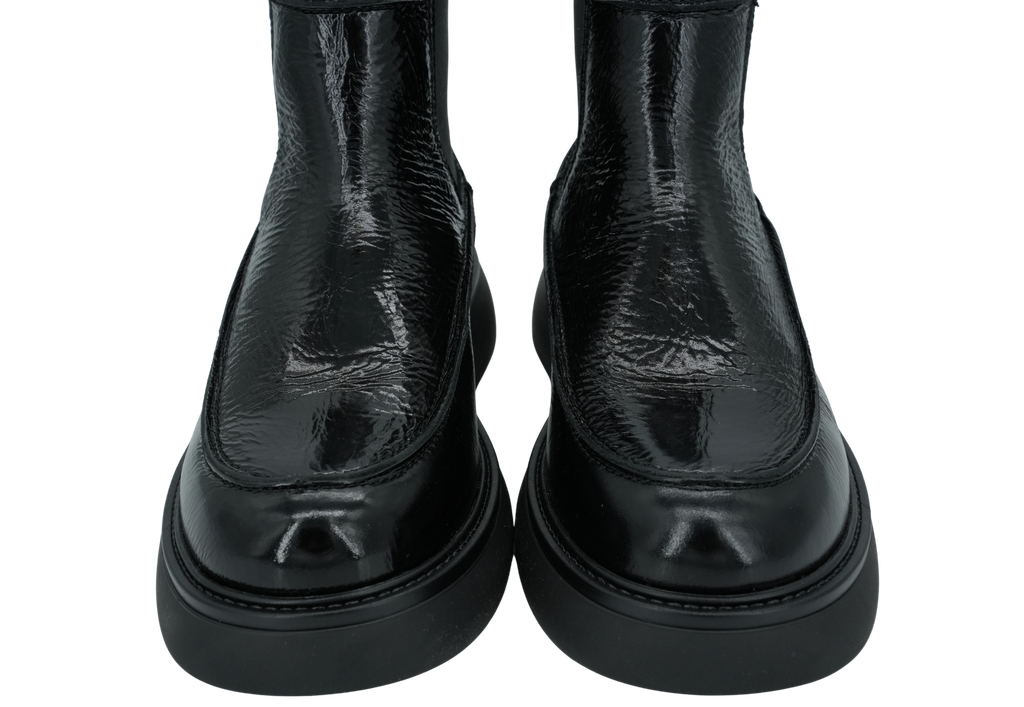 COPENHAGEN STUDIOS - BOOTS CHELSEA NOIRES VERNIES