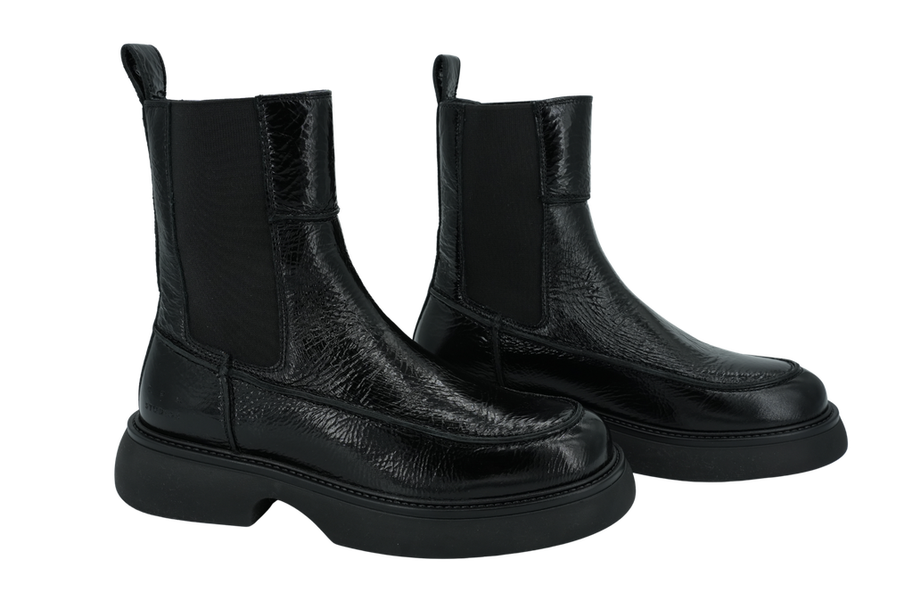 COPENHAGEN STUDIOS - BOOTS CHELSEA NOIRES VERNIES
