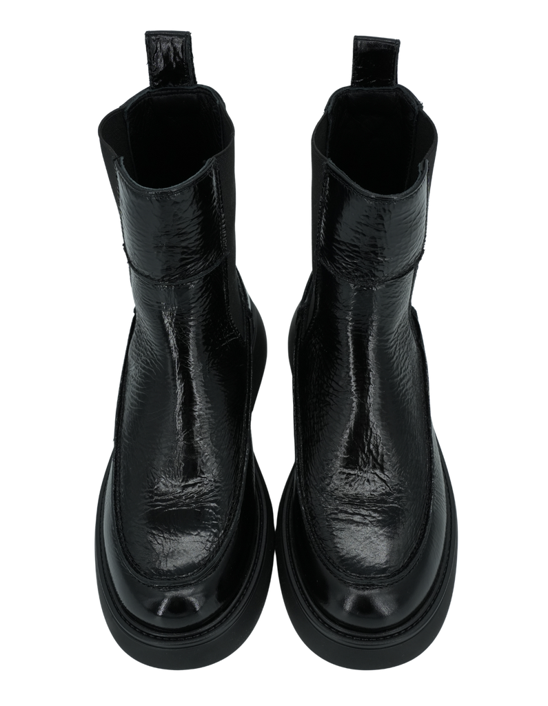 COPENHAGEN STUDIOS - BOOTS CHELSEA NOIRES VERNIES