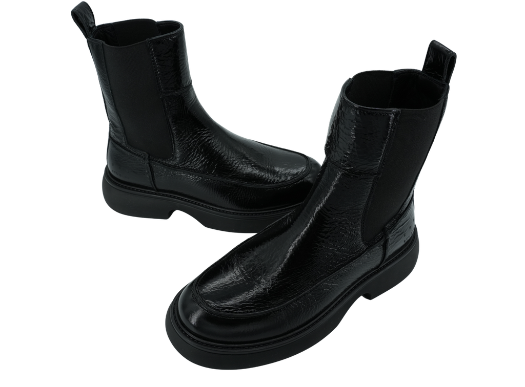 COPENHAGEN STUDIOS - BOOTS CHELSEA NOIRES VERNIES