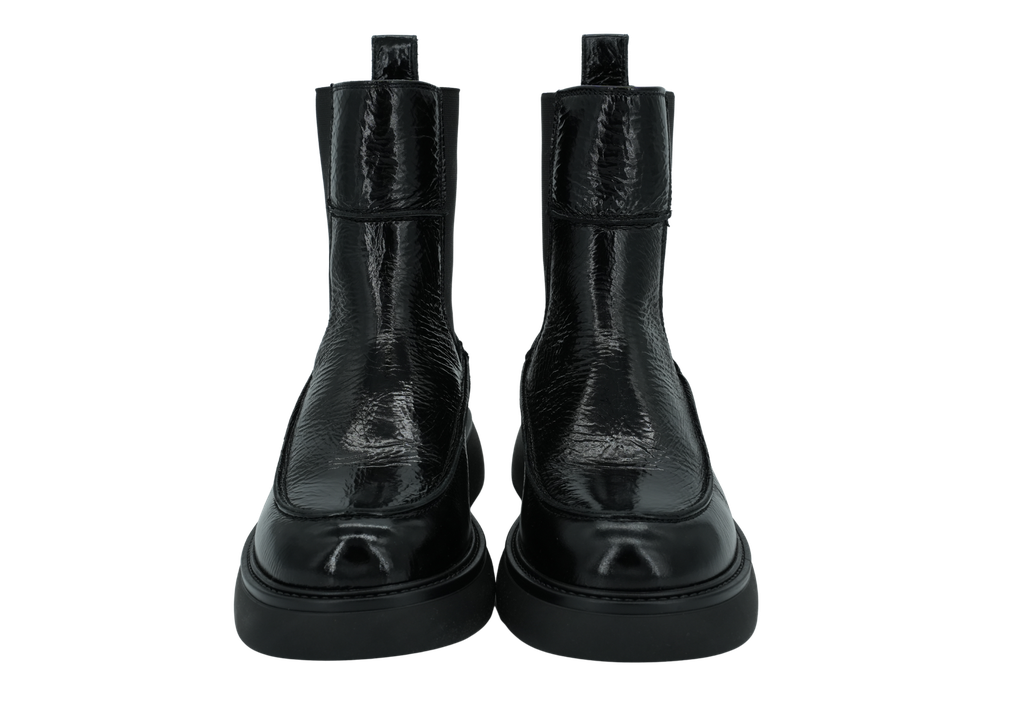 COPENHAGEN STUDIOS - BOOTS CHELSEA NOIRES VERNIES