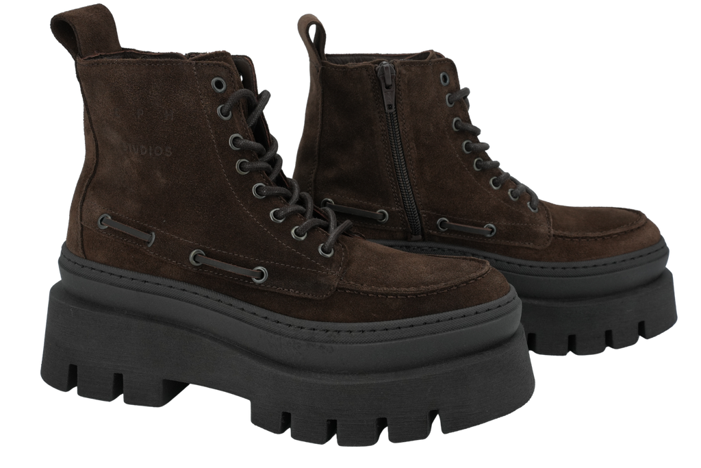 COPENHAGEN STUDIOS - BOOTS EN SUÈDE MARRON