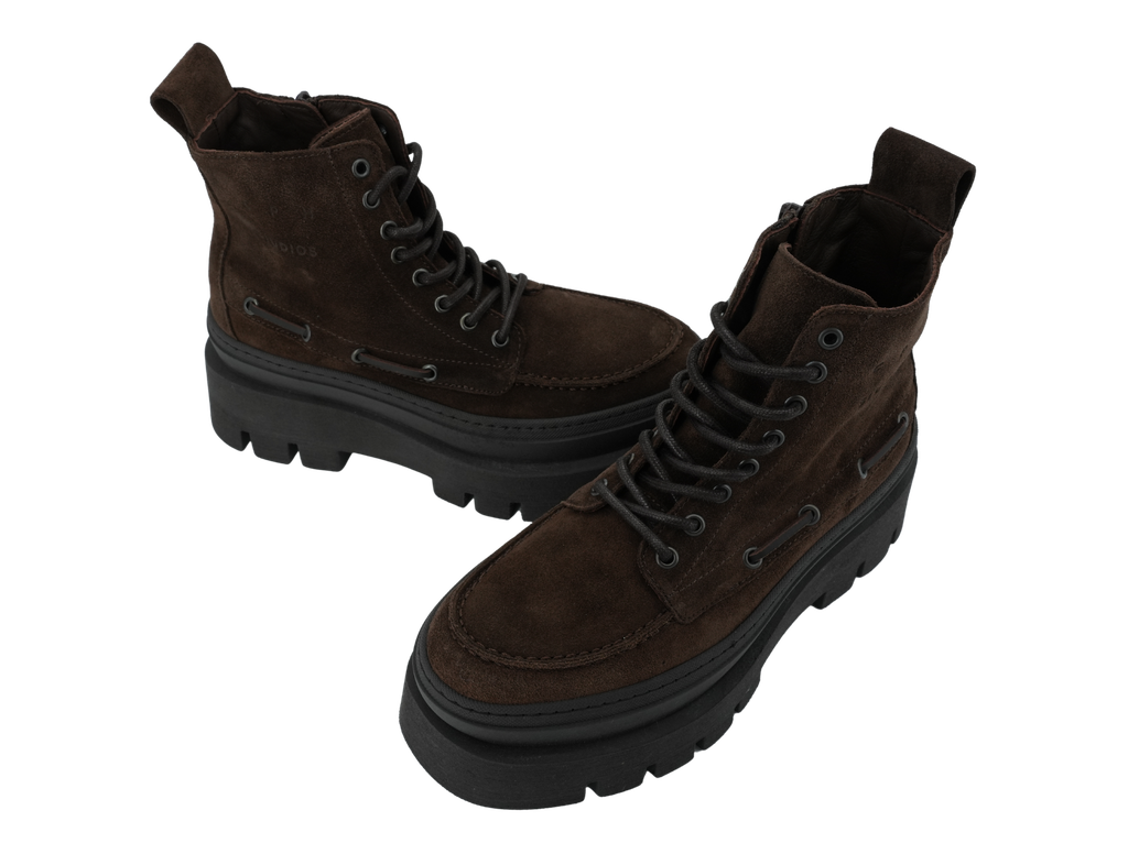 COPENHAGEN STUDIOS - BOOTS EN SUÈDE MARRON