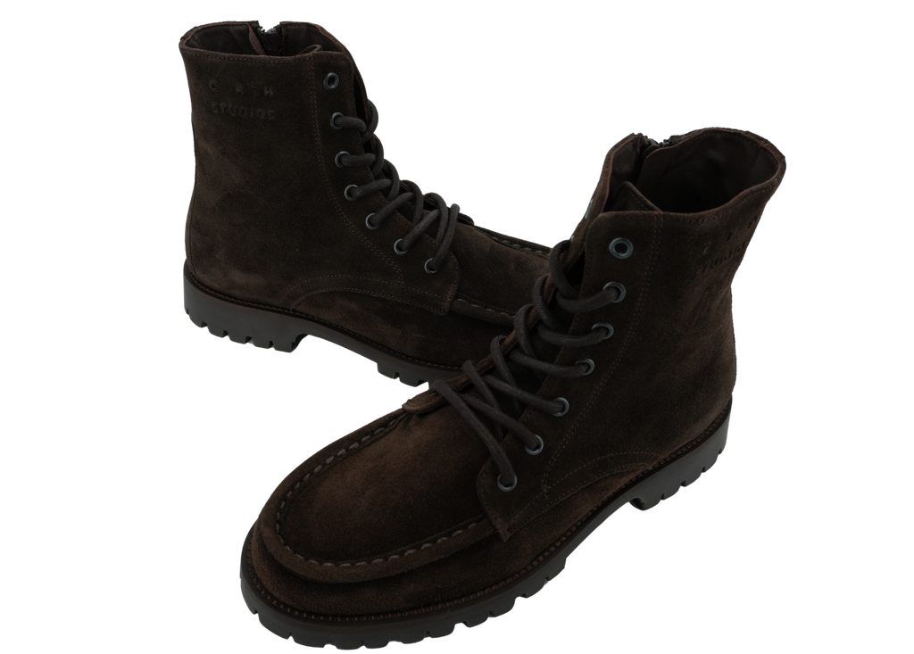 COPENHAGEN STUDIOS - BOOTS EN SUÈDE MARRON