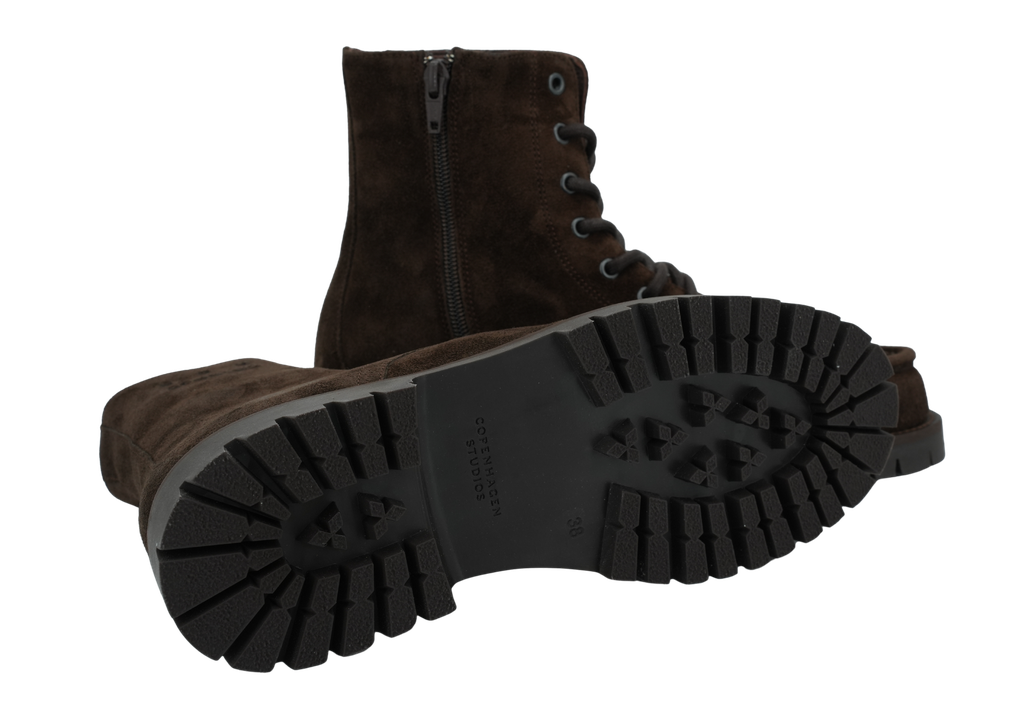 COPENHAGEN STUDIOS - BOOTS EN SUÈDE MARRON