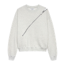 CATWALK JUNKIE - SWEAT GRIS AVEC TIRETTE
