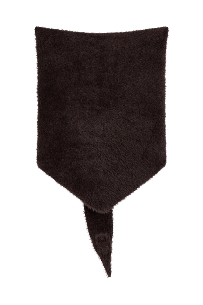 REFINED DEPARTMENT - FOULARD TRIANGLE MARRON