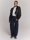 REFINED DEPARTMENT - JEANS BALLON "COCO" BLEU MARINE