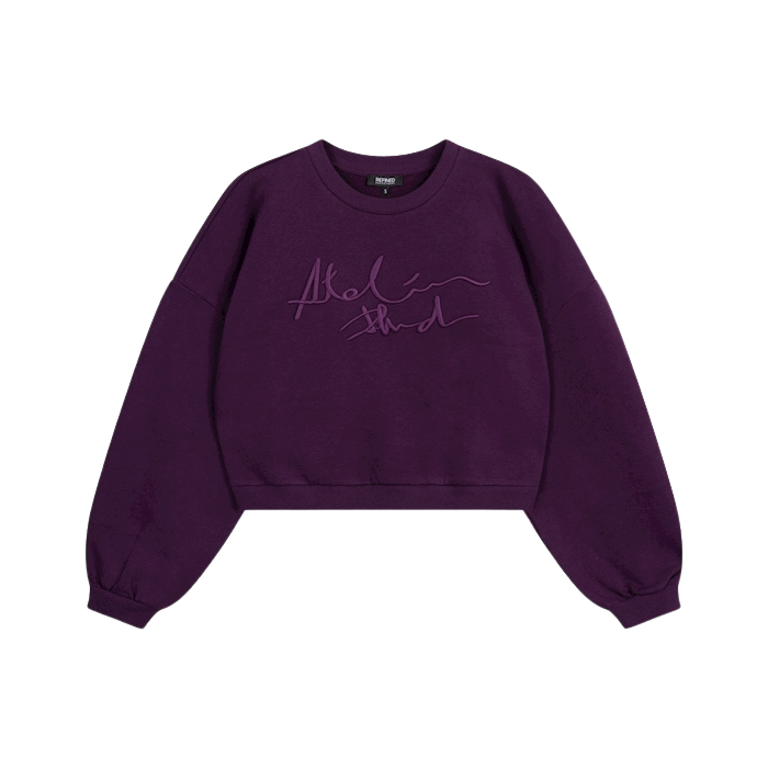 REFINED DEPARTMENT - SWEATSHIRT OVERSIZED "FREDDY" MAUVE