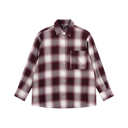 REFINED DEPARTMENT - CHEMISE À CARREAUX "LOLAY" BORDEAUX