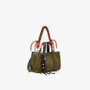SUN68 - SAC MINI EN TOILE DE COTON KAKI
