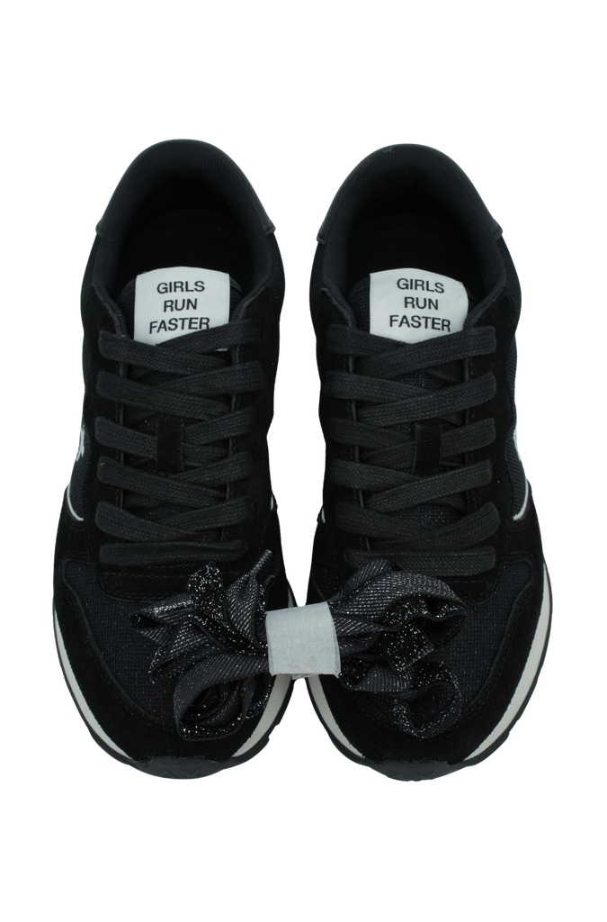 SUN68 - BASKETS "ALLY GLITTER" NOIRES